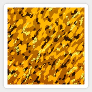 Camouflage - Golden Yellow Sticker